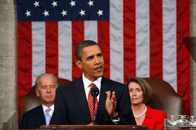 President Obama speaks to Congress